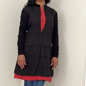 Branded, beautiful, long sleeved short style kurti